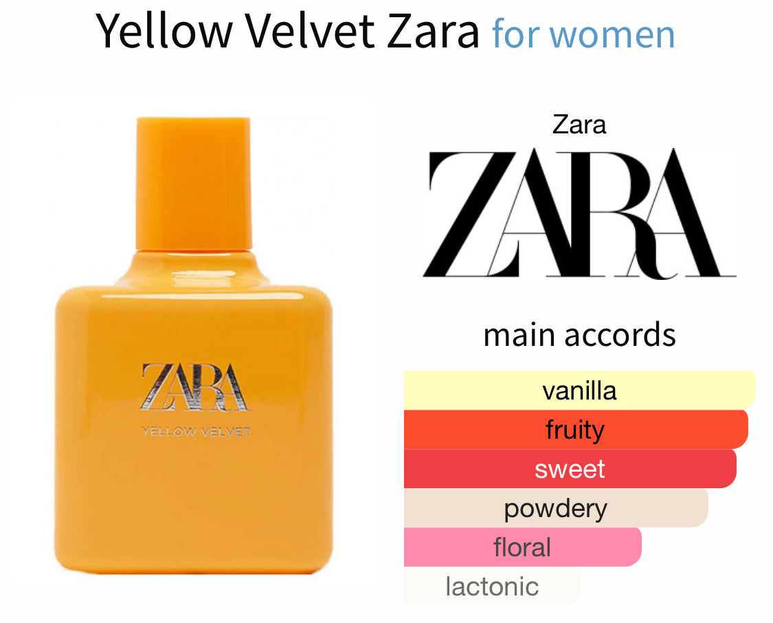 Zara- Yellow Velvet-3.4oz/100ml