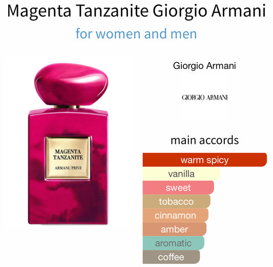 Giorgio Armani: Magenta Tanzanite -Sample